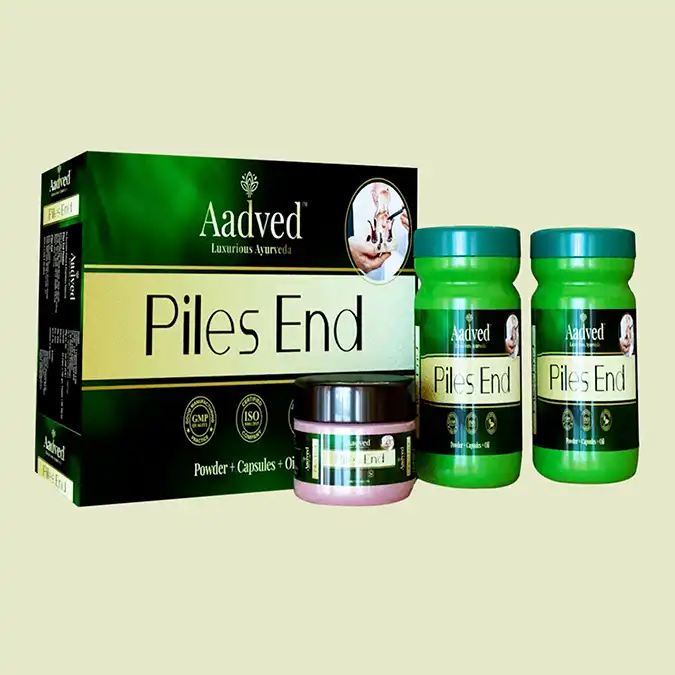 Piles End | Capsule, Powder and Oil | Cure internal & external Hemorrhoid